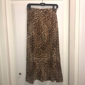 Leopard Midi Skirt